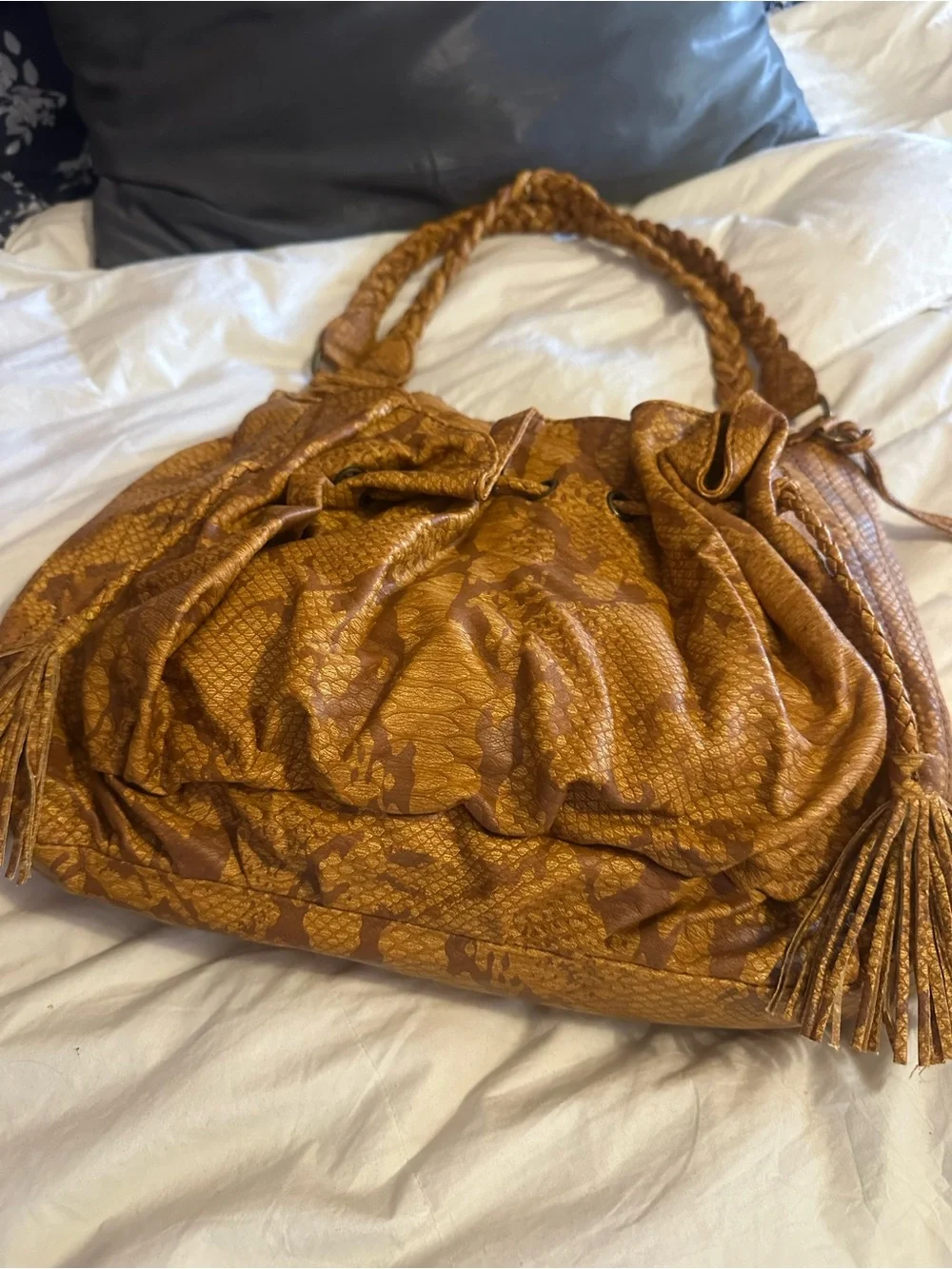 Vintage Bohemian hobo bag by Marc Ecko